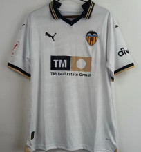 2023/24 Valencia Home White Fans Soccer Jersey