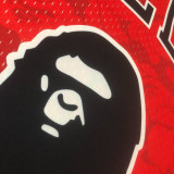 1997/98 Bulls BAPE×M&N #93 Red NBA Jerseys