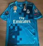 RONALDO # 7 RM 3rd Retro Long Sleeve Jersey 2017/18 (Have All Patch) (2017+12) 全套章 ★★