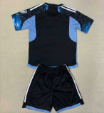 2024/25 Minnesota United Home Black Kids Soccer Jersey 明尼苏达联