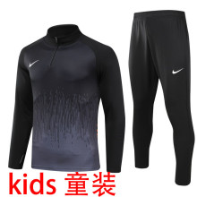 2025 Nk~ Black Kids Sweater Tracksuit