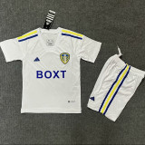 2023/24 Leeds United Home White Kids Soccer Jersey
