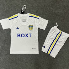 2023/24 Leeds United Home White Kids Soccer Jersey