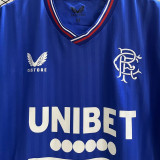 2023/24 Glasgow Rangers Home Blue Fans Jersey