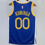 2023/24 Warriors KUMINGA #00 Blue NBA Jerseys
