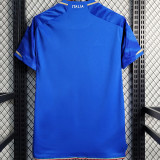 2023/24 Italy 1:1 Quality Home Blue Fans Soccer Jersey