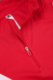 2025 Ad~ Red Sweater Tracksuit