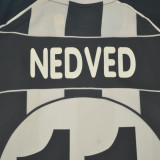 2002/03 JUV Home Retro Long Sleeve Soccer Jersey