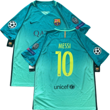 MESSI #10 BA Third Retro Soccer Jersey 2016/17 （带臂章 5字杯+欧冠球+公平条）