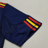 2010 Spain Away Royal Blue Retro Soccer Jersey