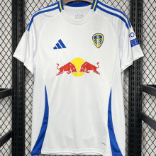2024/25 Leeds United Home White Fans Soccer Jersey