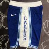Lakers Blue Retro NBA Pants