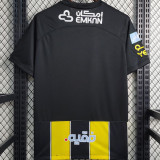2023/24 Al Ittihad Home Yellow Black Fans Jersey 吉达联