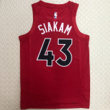 Toronto Raptors SIAKAM #43 Red Away NBA Jerseys