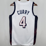 2025 Team USA CURRY #4 White NBA Jerseys