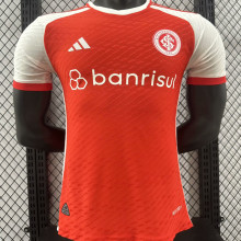 2024/25 Internacional Home Red Player Version Soccer Jersey