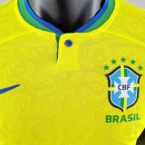 2022/23 Brazil Home Yellow Player Version Jersey