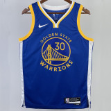 2023/24 Warriors CURRY #2974 Blue NBA Jerseys