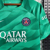 2023/24 PSG Green Goalkeeper Long Sleeve Jersey