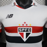 2024/25 Sao Paulo Home Player Version Soccer Jersey