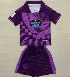 2023/24 Real Valladolid Away Kids Soccer Jersey