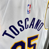 2024/25 Lakers TOSCANO #95 White NBA Jerseys