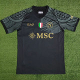 2023/24 Napoli Third Black Fans Jersey 带胸前金章