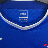 2008/09 Rangers Home Blue Retro Soccer Jersey