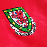1996/1998 Wales Home Red Retro Soccer Jersey