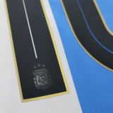 J. Á LVAREZ # 9 Argentina Home Fans Soccer Jersey 2024/25
