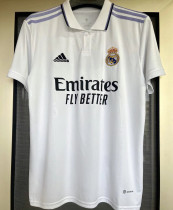 2022/23 RM Home 1:1 Quality White Fans Soccer Jersey