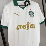 2024/25 Palmeiras Away White Kids Soccer Jersey
