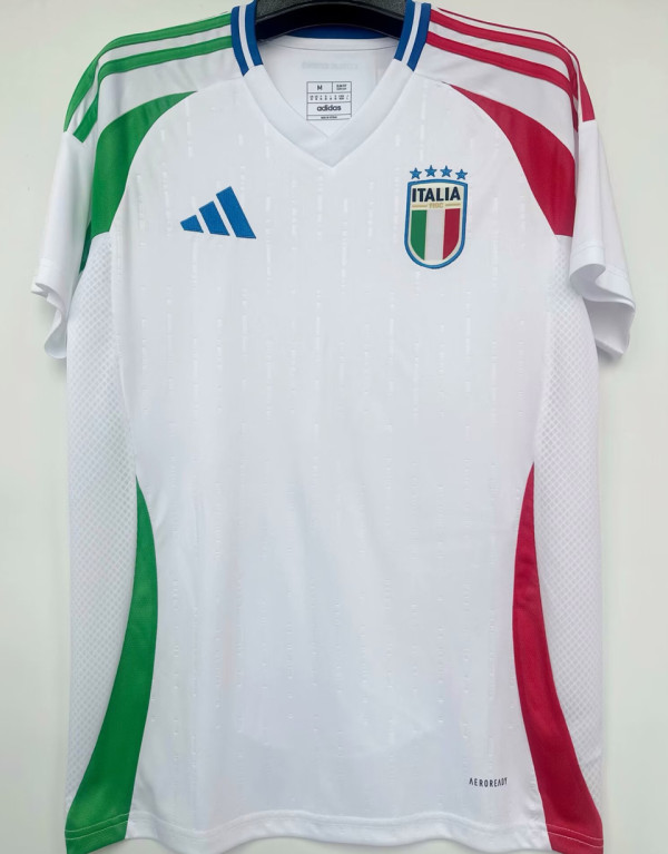 2024/25 Italy 1:1 Quality Away White Fans Soccer Jersey