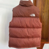 1996 THE N FACE Brown Vest Down Jackets