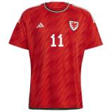 2022/23 Wales Home Red Fans Soccer Jersey