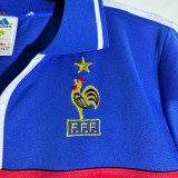 2000 France Home Blue Retro Soccer Jersey