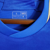 2023/24 Italy 1:1 Quality Home Blue Fans Soccer Jersey