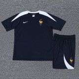 2024/25 France Sapphire Blue Training Jersey(A Set)