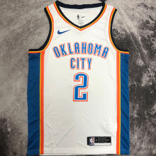 2023 Rockets GILGEOUS-ALEXANDER #2 White NBA Jerseys