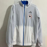 2023/24 Roma White Blue Reversible Windbreaker 双面