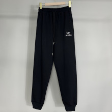 2025 Bird Home Black Cotton sports ankle pants style