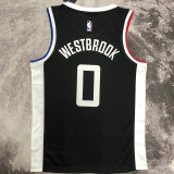 Clippers WESTBROOK #0 Black NBA Jerseys