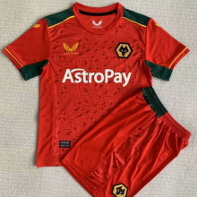 2023/24 Wolves Away Kids Soccer Jersey