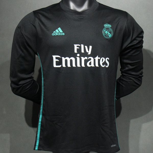 2017/18 RM Away Retro Player Version Long Sleeve Jersey 球员版