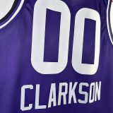 2023/24 Jazz CLARKSON #00 Purple City Edition NBA Jerseys