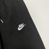 2024/25 Nk~ Black Pure Cotton Sports Trousers Zipper style