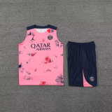 2025 PSG Pink Vest Training Jersey(A Set)