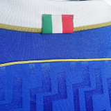 1995 Italy Home Blue Retro Soccer Jersey