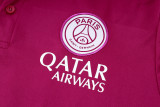 2024/25 PSG Purplish Red POLO Training Tracksuit