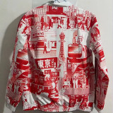 2024 Japan Red Reversible Windbreaker 双面